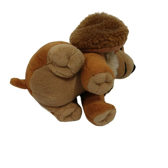 Brown Puppy Dog Plush Toy With Blue Collar Plush Stuffed Animal Toy 6 inch - Picture 5 of 6
